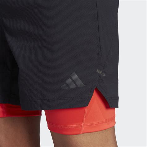 adidas 2 in 1 shorts herren|adidas shorts 2 in 1.